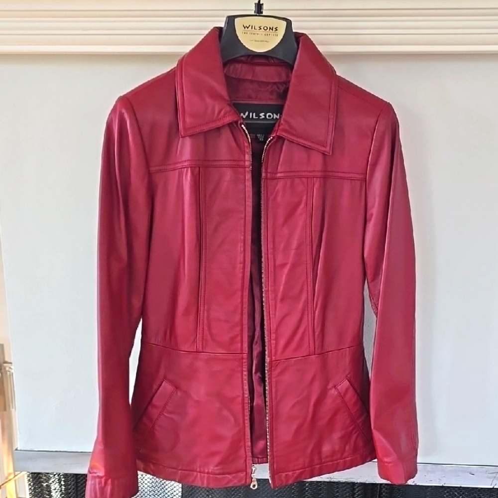 Wilsons Leather Red Jacket